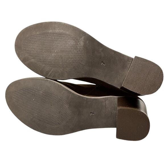 Hush Puppies Saige‎ Olivya Women's Biker Boots Brown Size 7 - Picture 9 of 10